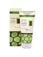 Пенка для умывания с экстрактом огурца FarmStay Cucumber pure cleansing foam, 180 мл
