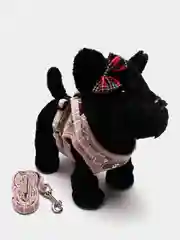 Серый шлейка для собак мелких пород, кошек и животных с поводком анатомическая прогулочная
