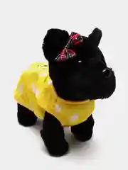 Желтый жилет для собак, с вышитым рисунком на спине, 2 цвета