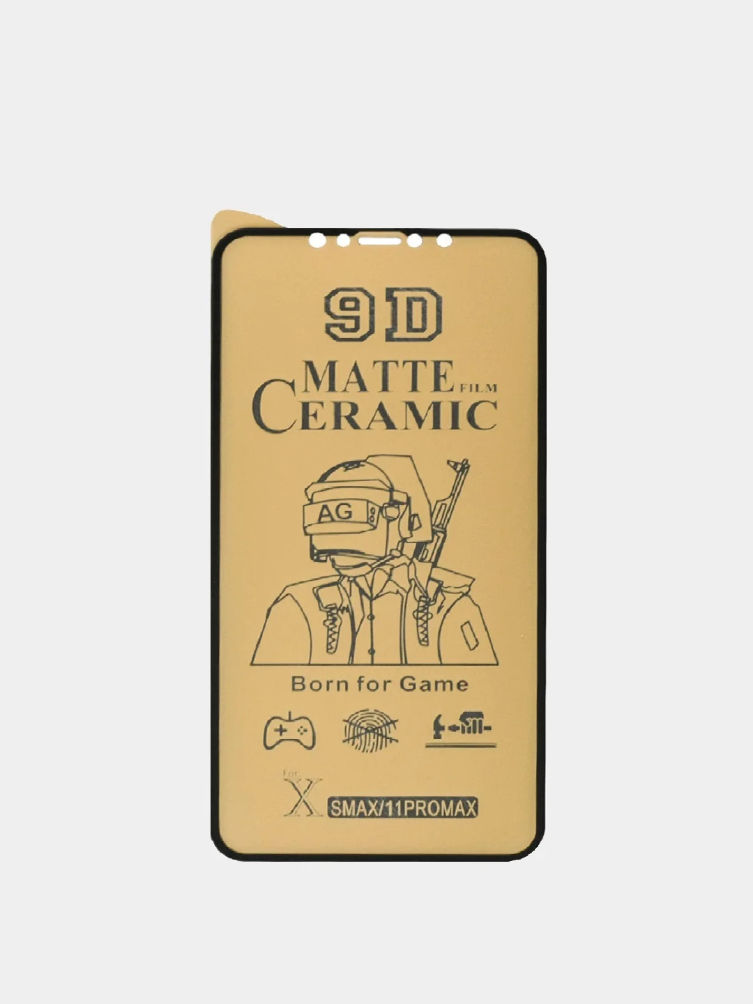 Керамическое стекло Матовое для Iphone X/XS/11pro/XR/11/12/12pro/12proMax