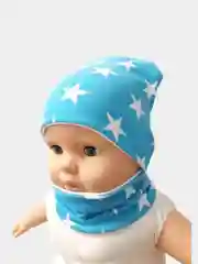 Комплект шапка + снуд для малышей, шапка для малышей, снуд детский