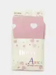 Коралловый колготки детские с сердечками Dover Алиса от 1 года до 10 лет цвет на выбор
