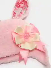Вязаная шапка с длинными ушами