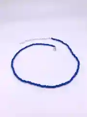 Синий чокер из бисера