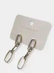 Серебряный серьги "Цепи"