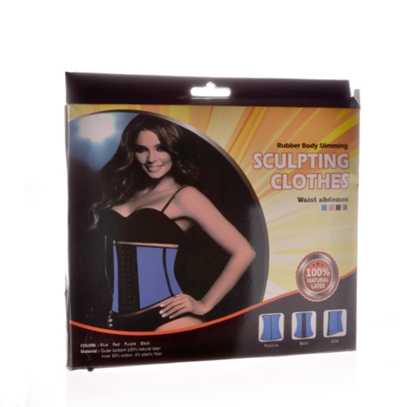 Утягивающий Kорсет Sculpting Clothes "Rubber Body Slimming" фуксия Размер L-XL