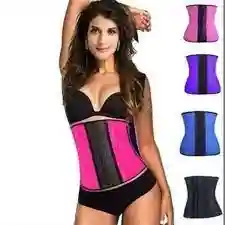 Утягивающий Kорсет Sculpting Clothes "Rubber Body Slimming" фуксия Размер L-XL