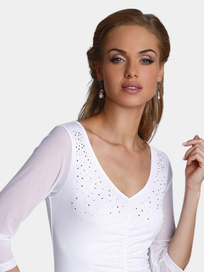 Блузка из вискозы с рукавами сеточка Eldar Romantica Top Laura