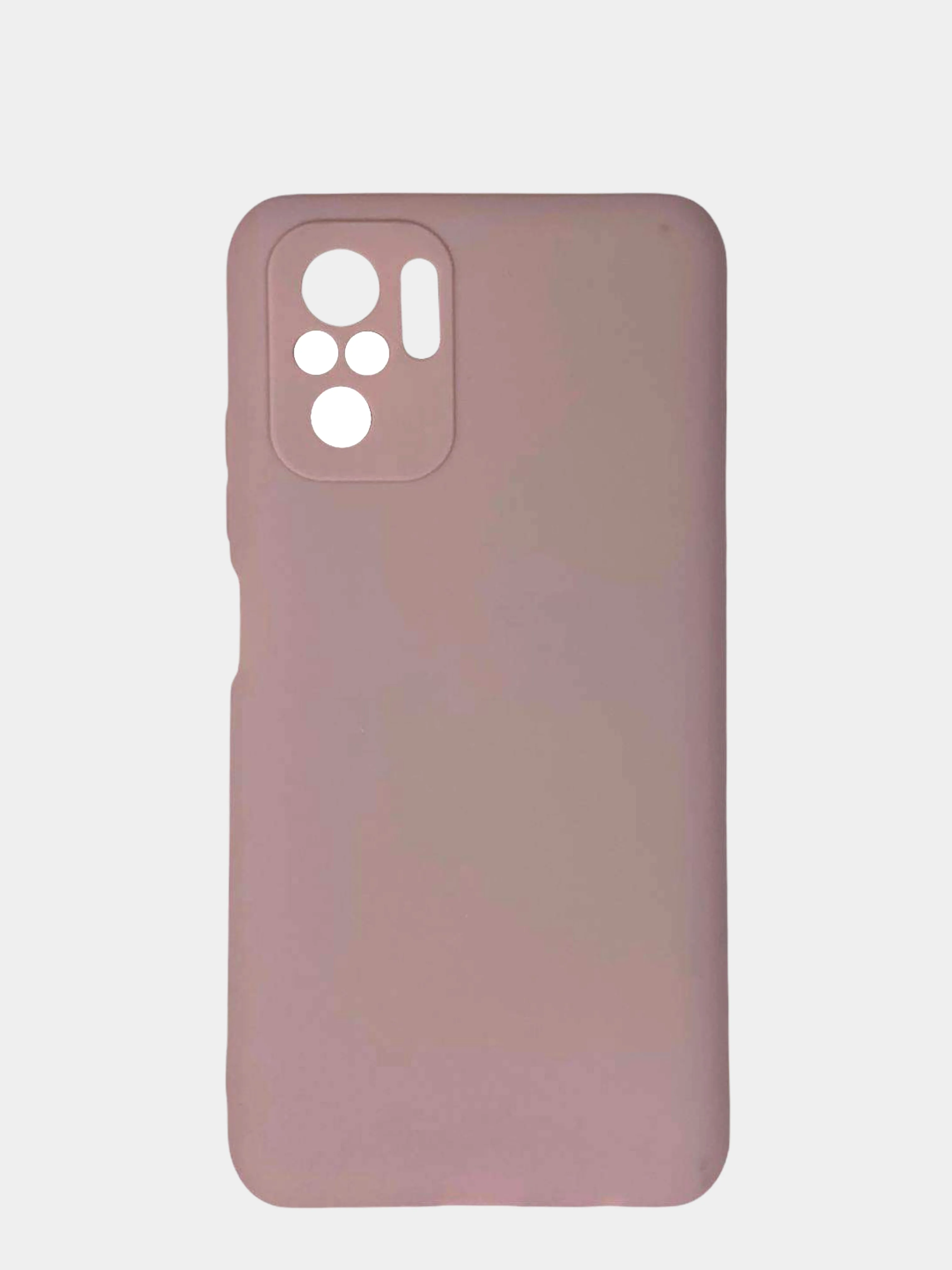 Коралловый меланж чехол Xiaomi Redmi Note 10 / Redmi Note 10S / Poco M5s силиконовый цветной матовый