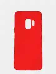 Красный чехол Samsung Galaxy S9, Самсунг Галакси С9 силиконовый цветной матовый