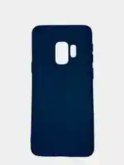 Темно-синий чехол Samsung Galaxy S9, Самсунг Галакси С9 силиконовый цветной матовый