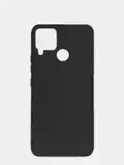 Черный чехол для Realme C15, C25, C25S (Реалми С25 / С25С), силиконовый, цветной, матовый