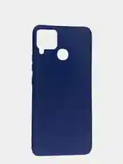 Темно-синий чехол для Realme C15, C25, C25S (Реалми С25 / С25С), силиконовый, цветной, матовый