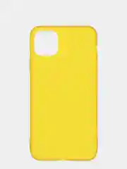 Желтый чехол для iPhone 11, 11 Pro, 11 Pro Max, силиконовый