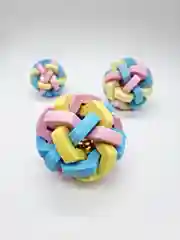 Игрушка для собак, шар, мяч для собак, плетеный мяч с колокольчиком, игрушка для кошек