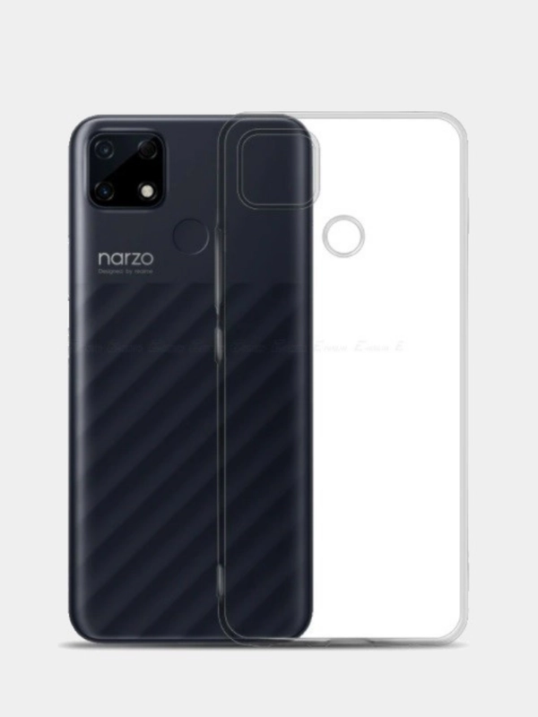 Чехол силиконовый Realme Narzo 30A  прозрачный