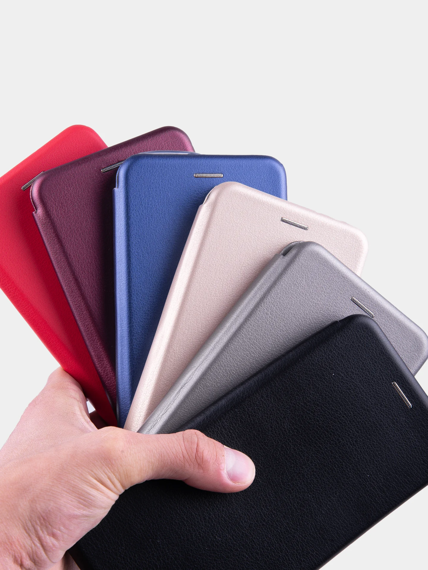 Черный чехол-книжка для Samsung Galaxy A01 Core/A21S/M31S/A32/A41/A52/J2 Core, магнитный