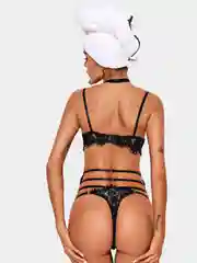 Сексуальный комплект нижнего белья 18+ эротический подарок на праздник девушке на 8 марта