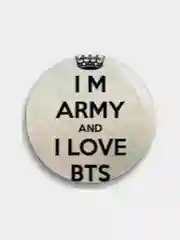 Морской значки BTS K-pop, большие 56мм, БТС