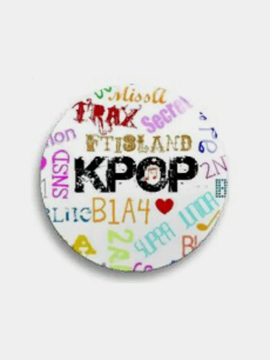 Синий значки BTS K-pop, большие 56мм, БТС
