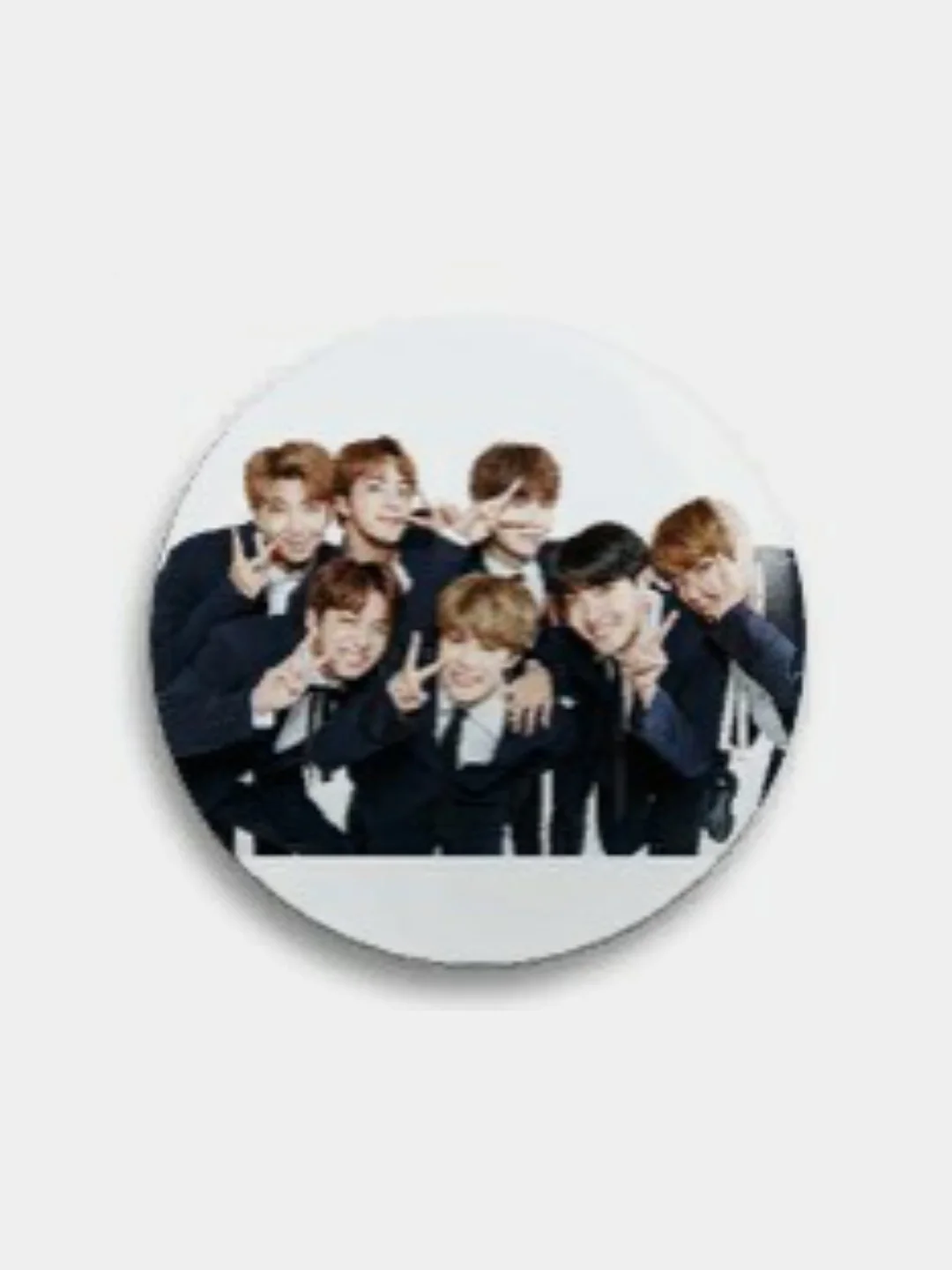 Коралловый значки BTS K-pop, большие 56мм, БТС