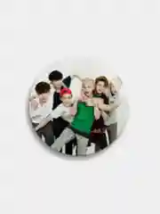 Угольный значки BTS K-pop, большие 56мм, БТС