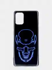 Синий чехол Samsung Galaxy A71, Самсунг Галакси А71 силиконовый с рисунком
