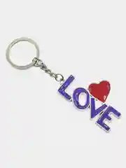 Синий брелок LOVE