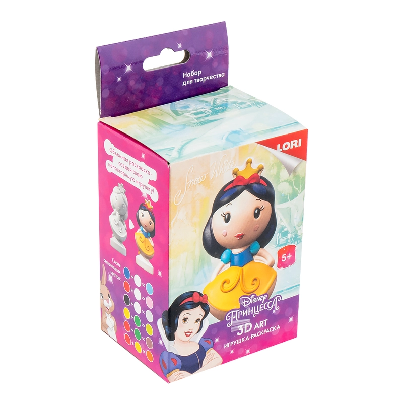 Набор для детского творчества. Игрушка-раскраска DISNEY Белоснежка. Lori