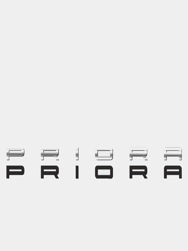 Эмблема надпись Lada Priora / Лада Приора