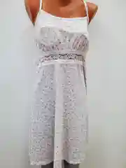 Белый сорочка женская, ночная рубашка