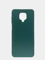 Зеленый чехол Xiaomi Redmi Note 9 Pro / Note 9 Pro Max / Note 9S силиконовый цветной матовый