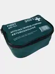 Зеленый аптечка автомобильная 2021 необходима при тех. осмотре с 2021 года