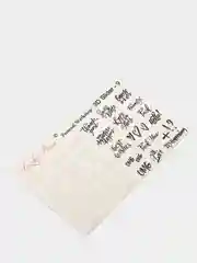 Наклейка для дизайна ногтей тема Надписи, Моно 3D слайдер для маникюра под гель-лак, лак