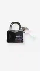 Черный замок навесной влагозащищенный с защитой от отмычек Binary 50 мм