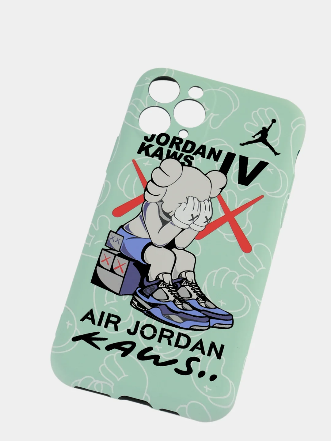 Силиконовый чехол-накладка Kaws для iPhone 11 Pro