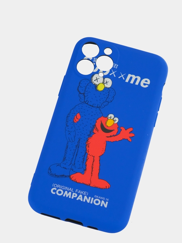 Силиконовый чехол-накладка Kaws для iPhone 11 Pro