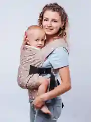 Эрго-рюкзак Удобный "Коричневые звездочки"