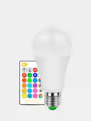 Умная лампочка светодиодная LED RGBW / умная лампа с пультом