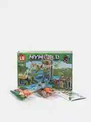 Оранжевый конструктор LB My World, 4 в 1