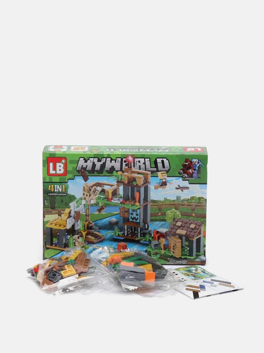Золотой конструктор LB My World, 4 в 1