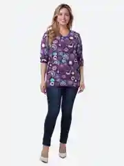 Фуксия milena21 Туника  женская "Капелька", туника из хлопка