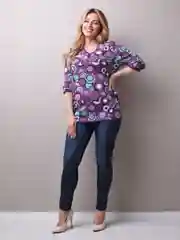 Фуксия milena21 Туника  женская "Капелька", туника из хлопка