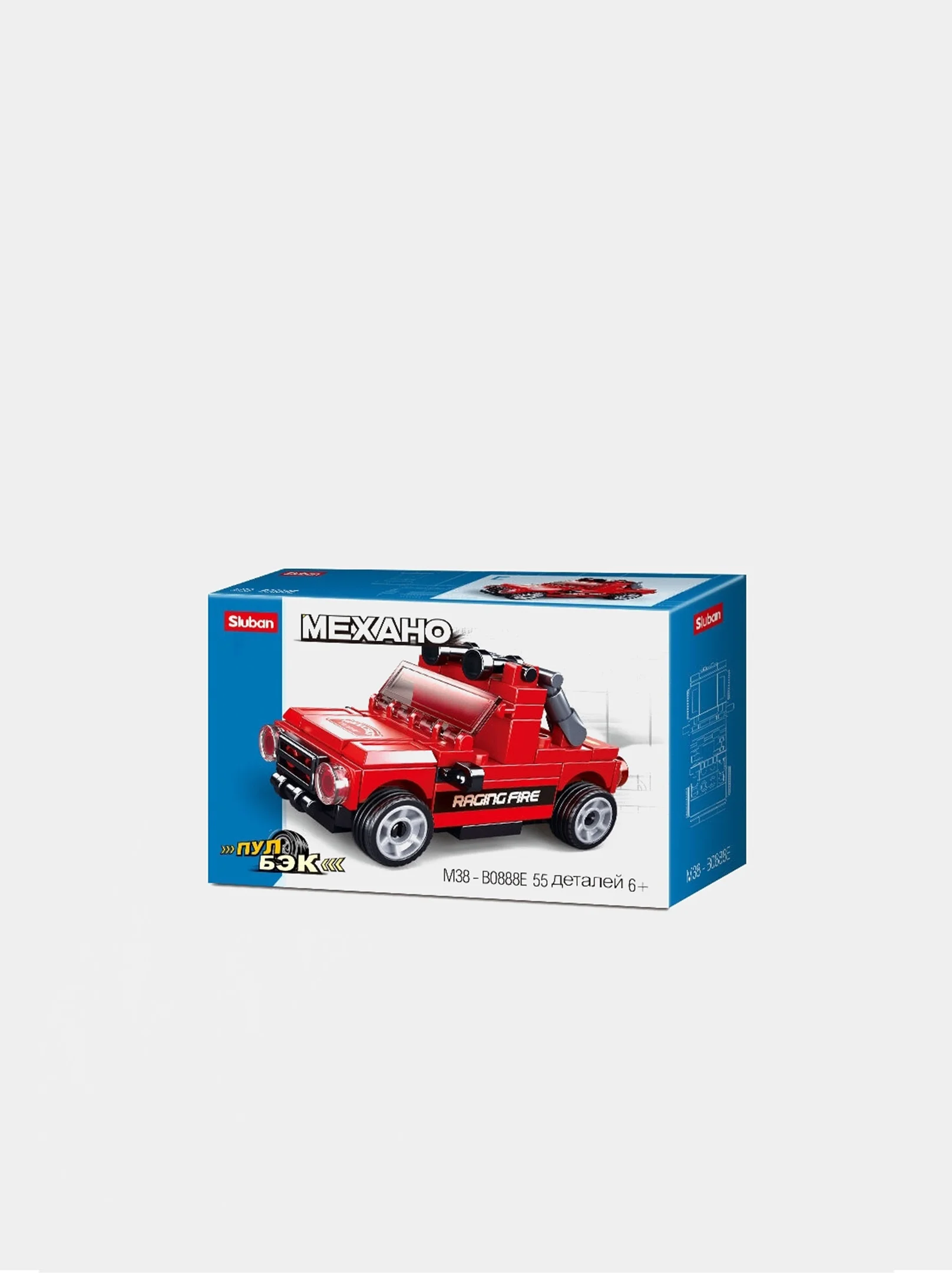 Конструктор пластиковый Sluban PowerBricks. Машина