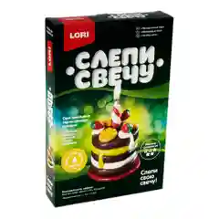 Набор для творчества из воска. Слепи свечу Праздничный торт. Lori