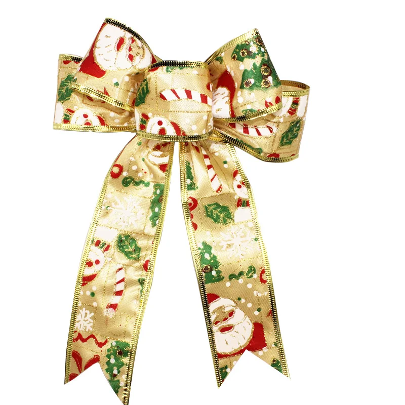 Новогоднее украшение "Бант Merry christmas" 20 см. Новый год/Рождество