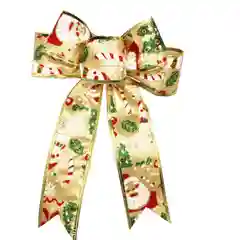 Новогоднее украшение "Бант Merry christmas" 20 см. Новый год/Рождество