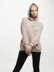 Бежевый худи oversize Алга