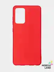 Красный чехол Samsung Galaxy A72 5G силиконовый матовый