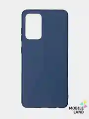 Синий чехол Samsung Galaxy A72 5G силиконовый матовый